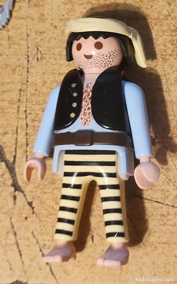 Playmobil: PLAYMOBIL FIGURA PIRATA CORSARIO BUCANERO NAUFRAGO