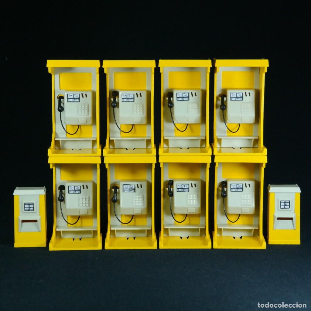 Playmobil: Playmobil 8 cabinas telefonicas con 2 buzones ☼