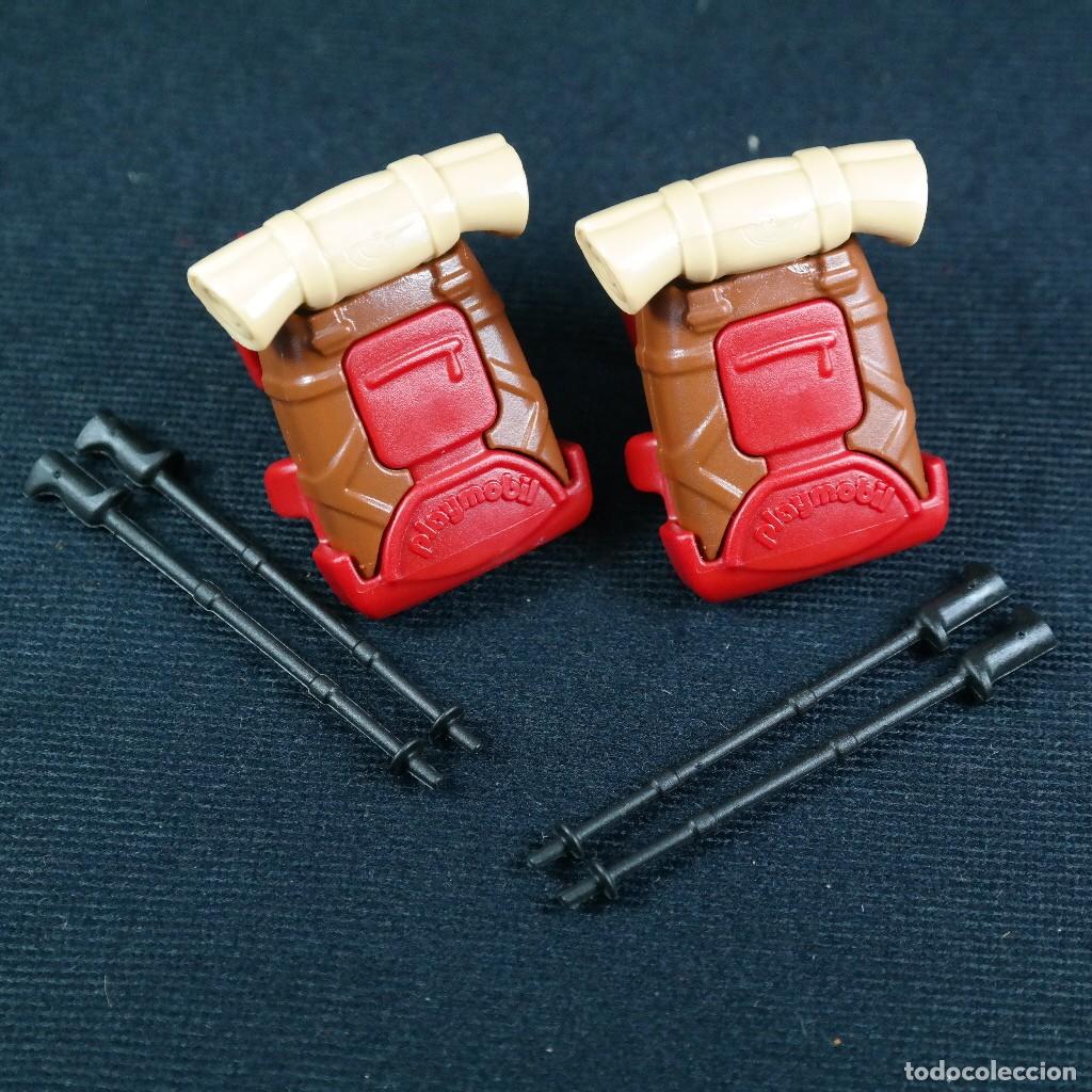 Playmobil: Playmobil dos mochilas con bastones ☼