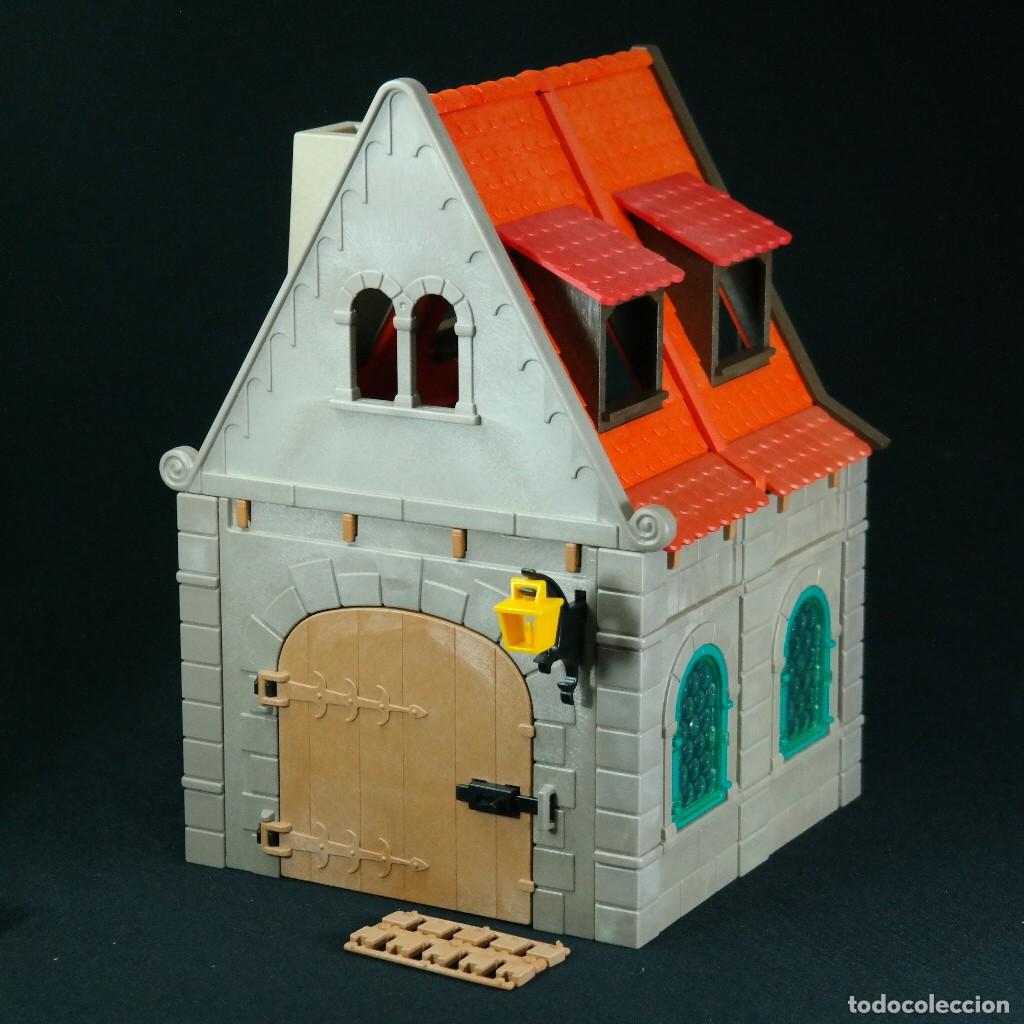 Playmobil: Playmobil casa medieval con 2 ventanas verdes lun ☼