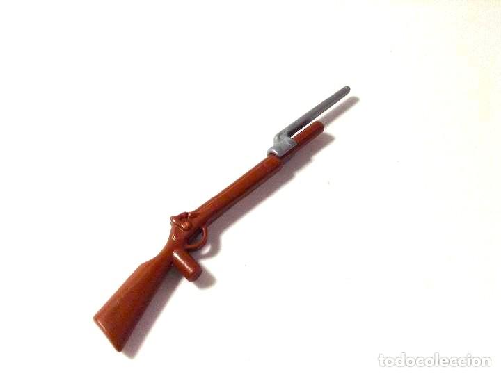 Playmobil: playmobil medieval arma BAYONETA FUSIL OESTE WESTERN INGLESES SOLDADOS FUERTE NORDISTA SUDISTAS