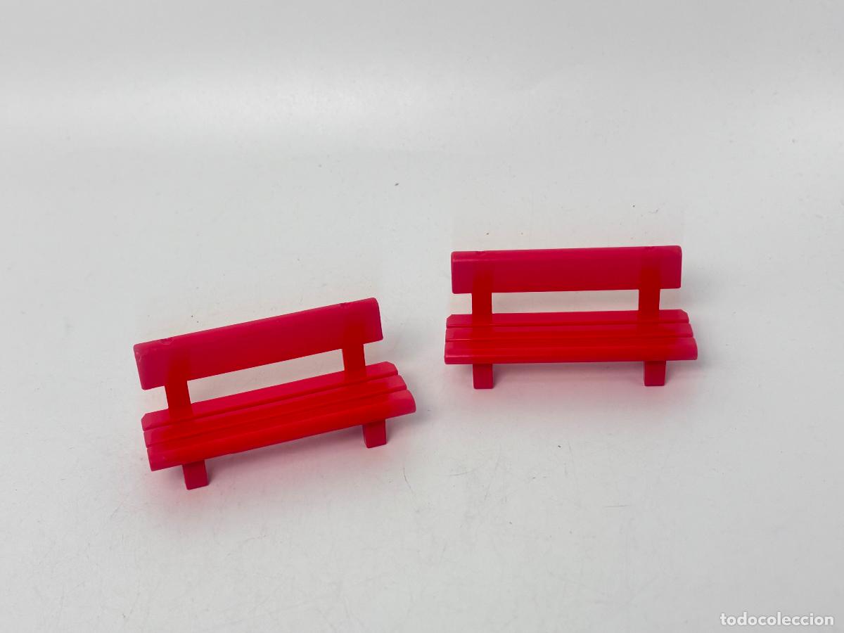 Playmobil: Playmobil lote banco rojo