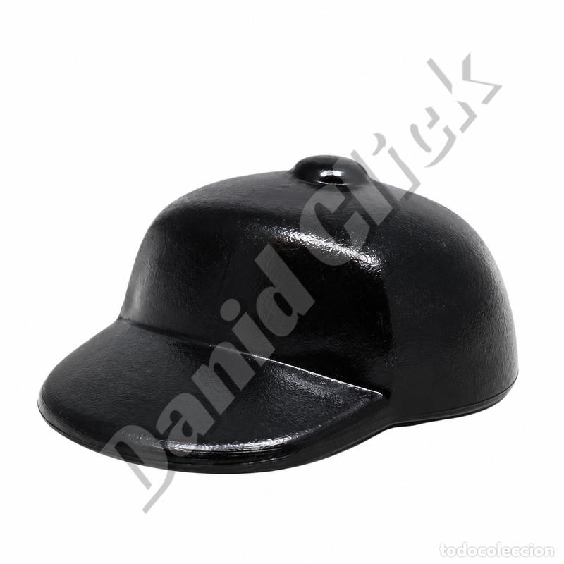 Playmobil: Playmobil Gorra Negra con Visera Accesorio para Figuras