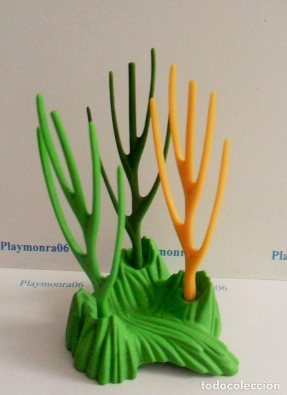 Playmobil: PLAYMOBIL P113-1 VEGETACION JUNCO VERDES AMARILLO SUELO VERDE