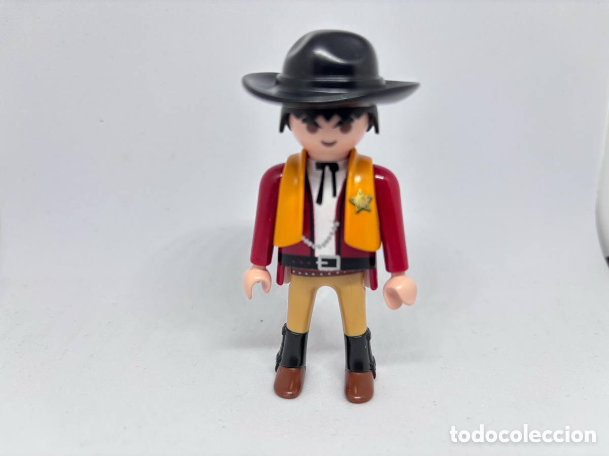 Playmobil: Playmobil Sheriff chaleco naranja
