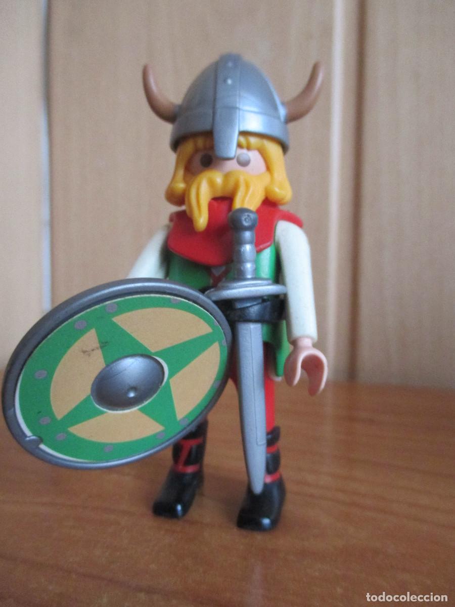 Playmobil: PLAYMOBIL : 1 FIGURA SOLDADO VIKINGO O MEDIEVAL