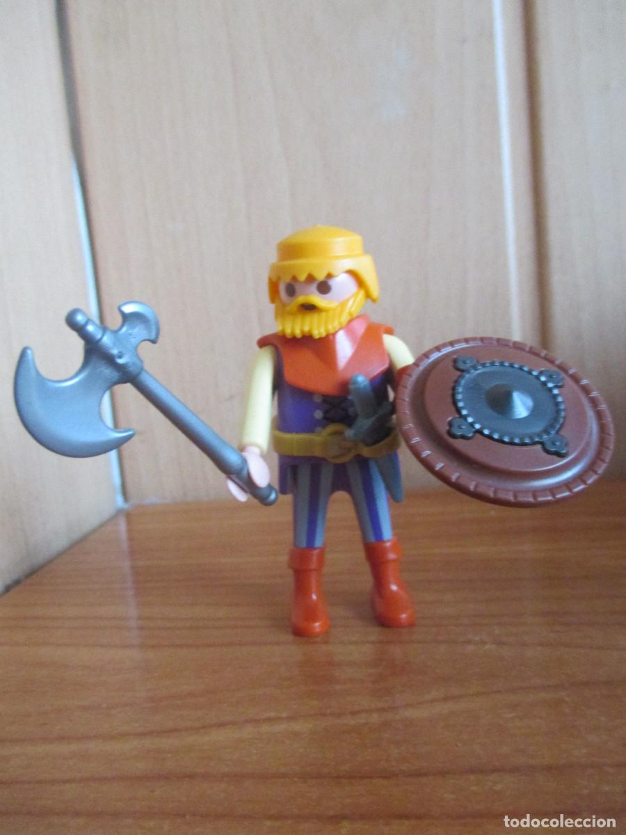 Playmobil: PLAYMOBIL : 1 FIGURA SOLDADO VIKINGO O MEDIEVAL