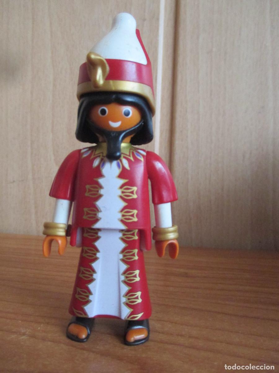 Playmobil: PLAYMOBIL : 1 FIGURA FARAON O SACERDOTE EGIPTO