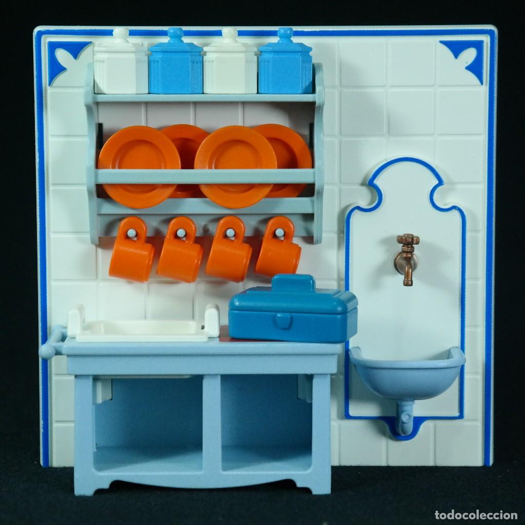 Playmobil: Playmobil lavadero de cocina lun ☼
