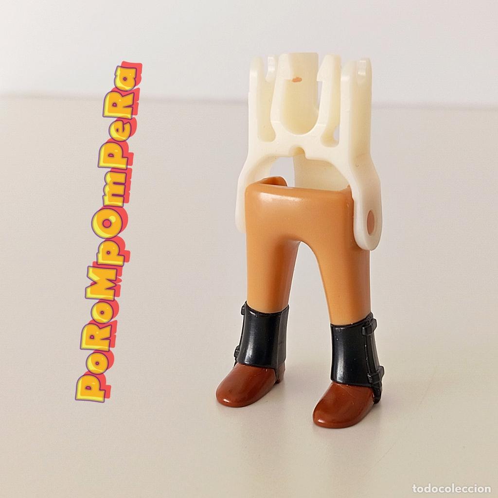 Playmobil: PLAYMOBIL pierna pantal&oacute;n amazona beige zapato marr&oacute;n + esqueleto CUSTOM/COMPLETAR U4