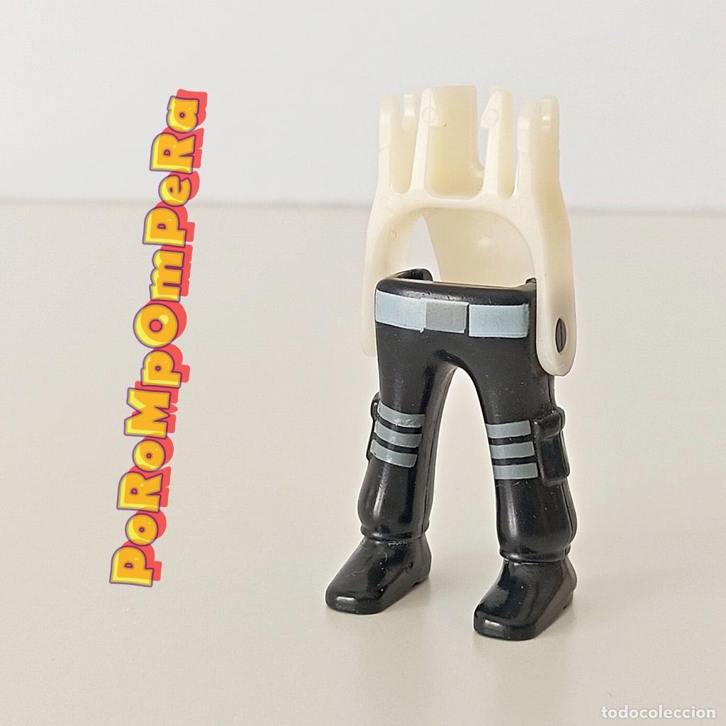 Playmobil: PLAYMOBIL pierna pantal&oacute;n bolsillos negro zapato + esqueleto CUSTOM/COMPLETAR U4