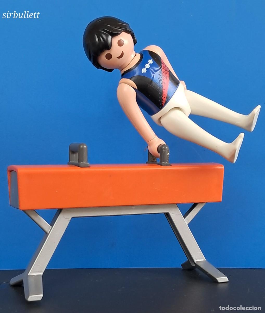 Playmobil: Figura Gimnasta caballo con arzones Serie Sports & Action 2012. Playmobil 5192 Olimpiadas