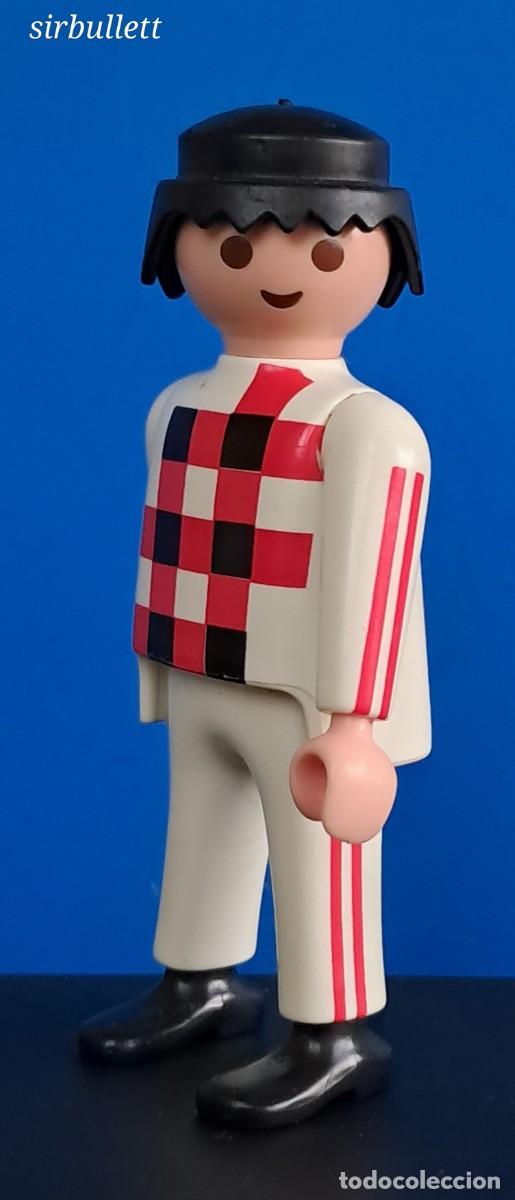 Playmobil: Figura Jockey Playmobil 4192. Trot&oacute;n