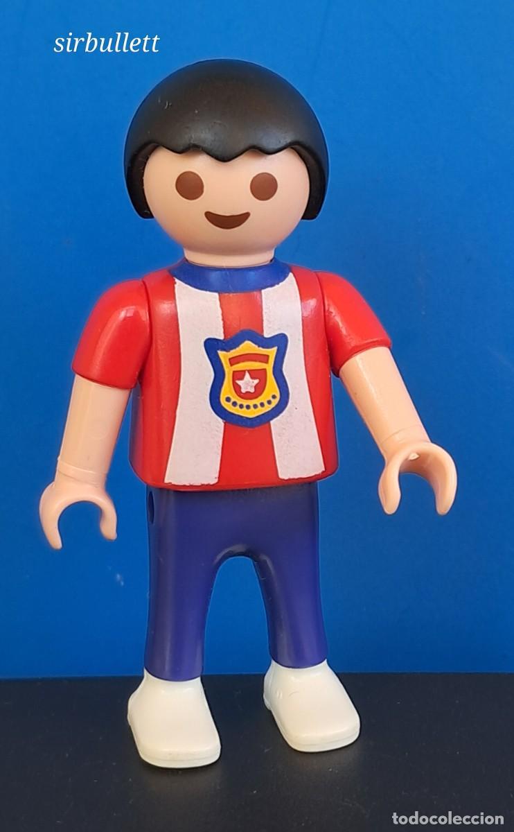 Playmobil: Figura Ni&ntilde;o Camiseta F&uacute;tbol. Playmobil 5169
