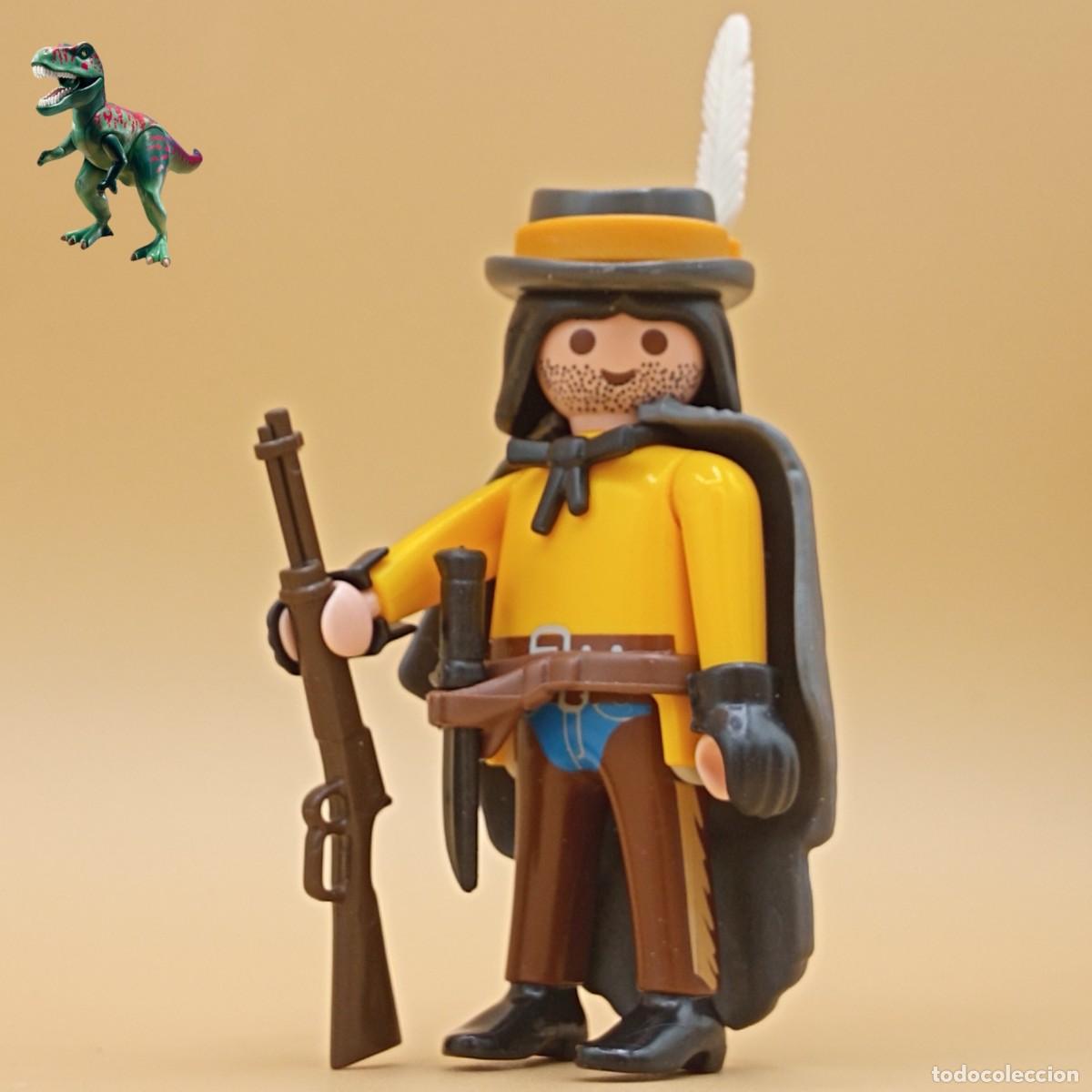 Playmobil: Playmobil figura cazador rastreador trampero explorador bandido forajido vaquero oeste western