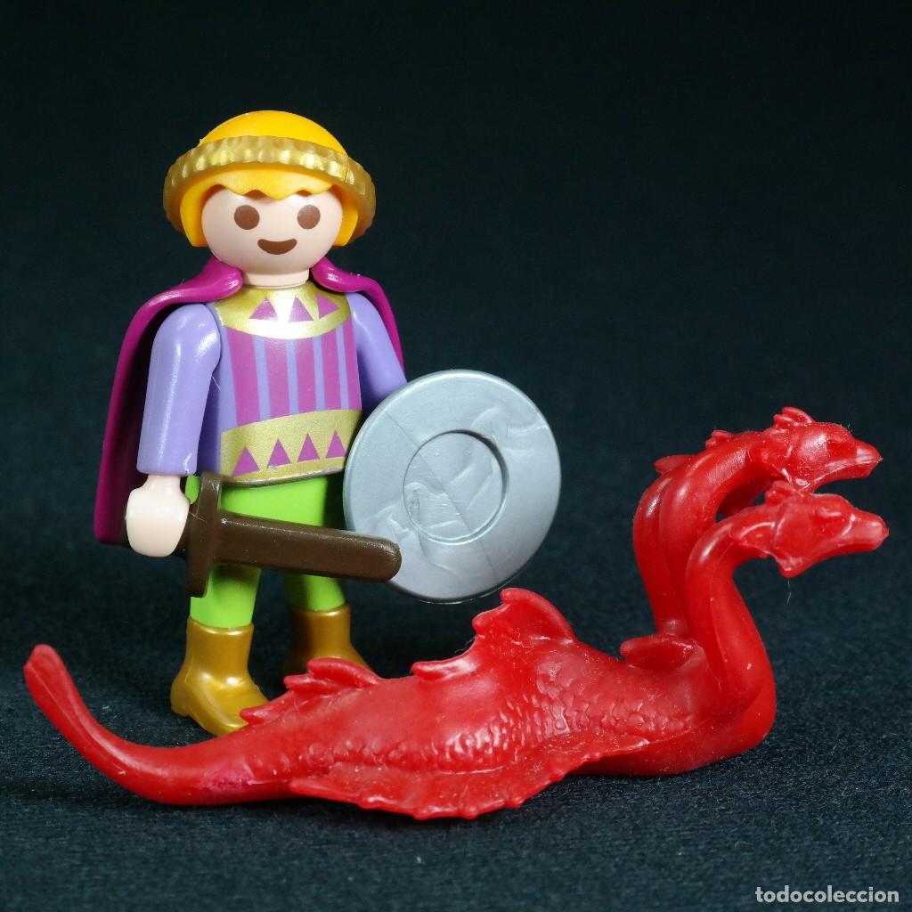 Playmobil: Playmobil ni&ntilde;o con dragon micro ☼