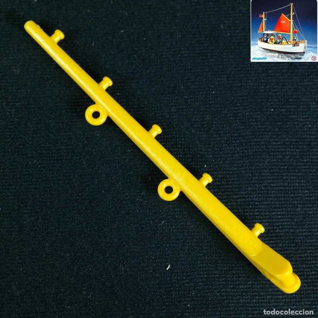 Playmobil: Playmobil 1 palo superior horizontal del mastil mayor del barco pesquero ref.3551 ☼