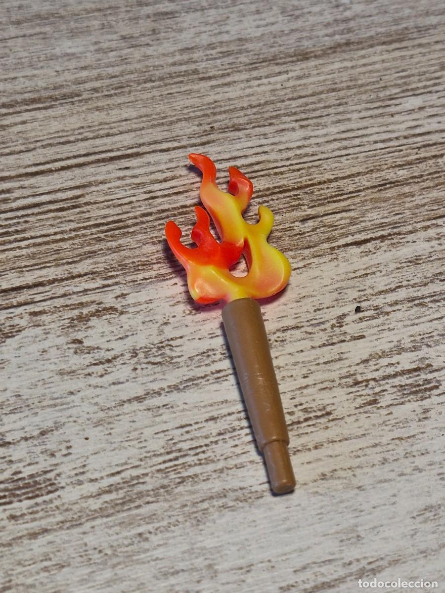 Playmobil: Fuego bala misil antorcha llama hoguera medieval oeste egipto accesorio complemento Playmobil