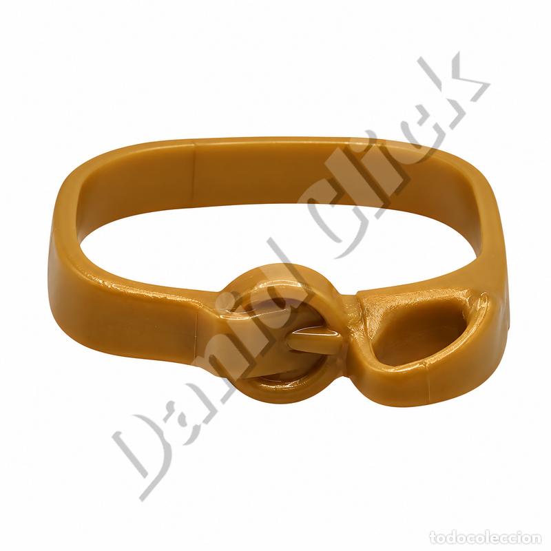 Playmobil: Playmobil Cintur&oacute;n Dorado Medieval Hebilla Caballero Rey Guerrero Accesorio
