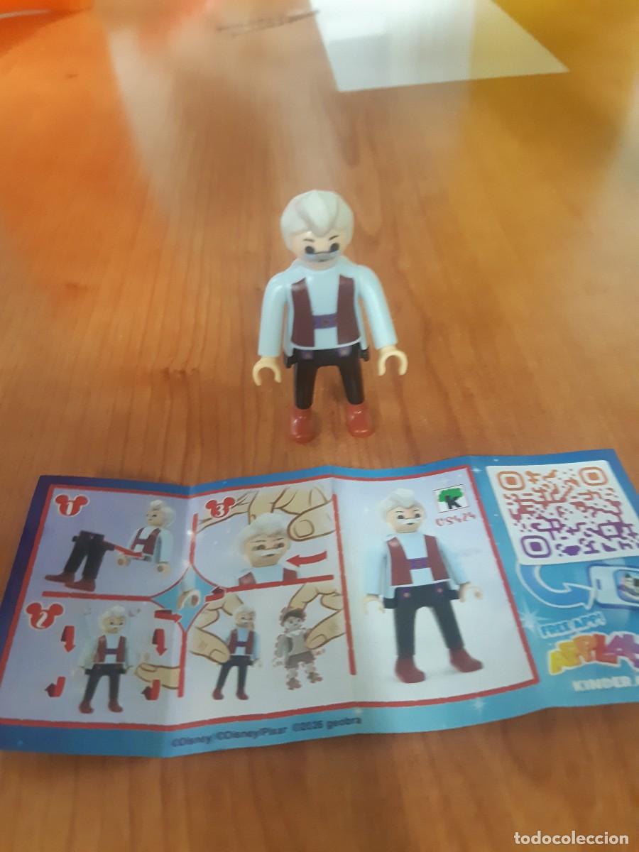 Playmobil: FIGURA GEPETTO PLAYMOBIL DISNEY HUEVO KINDER SORPRESA