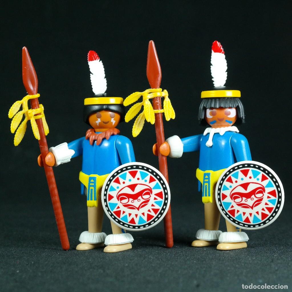 Playmobil: Playmobil dos indios con lanzas ☼