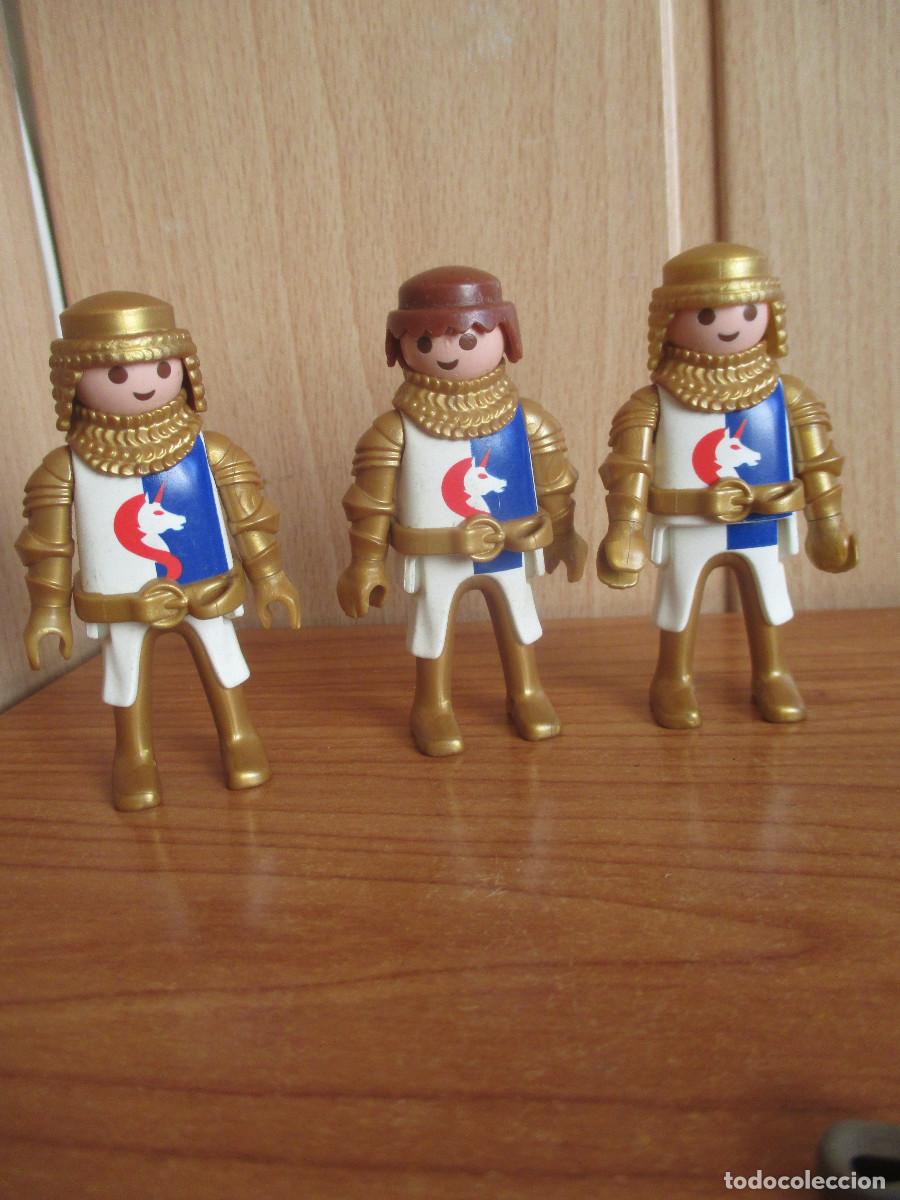 Playmobil: PLAYMOBIL : 1 LOTE DE 3 SOLDADOS EPOCA MEDIEVAL