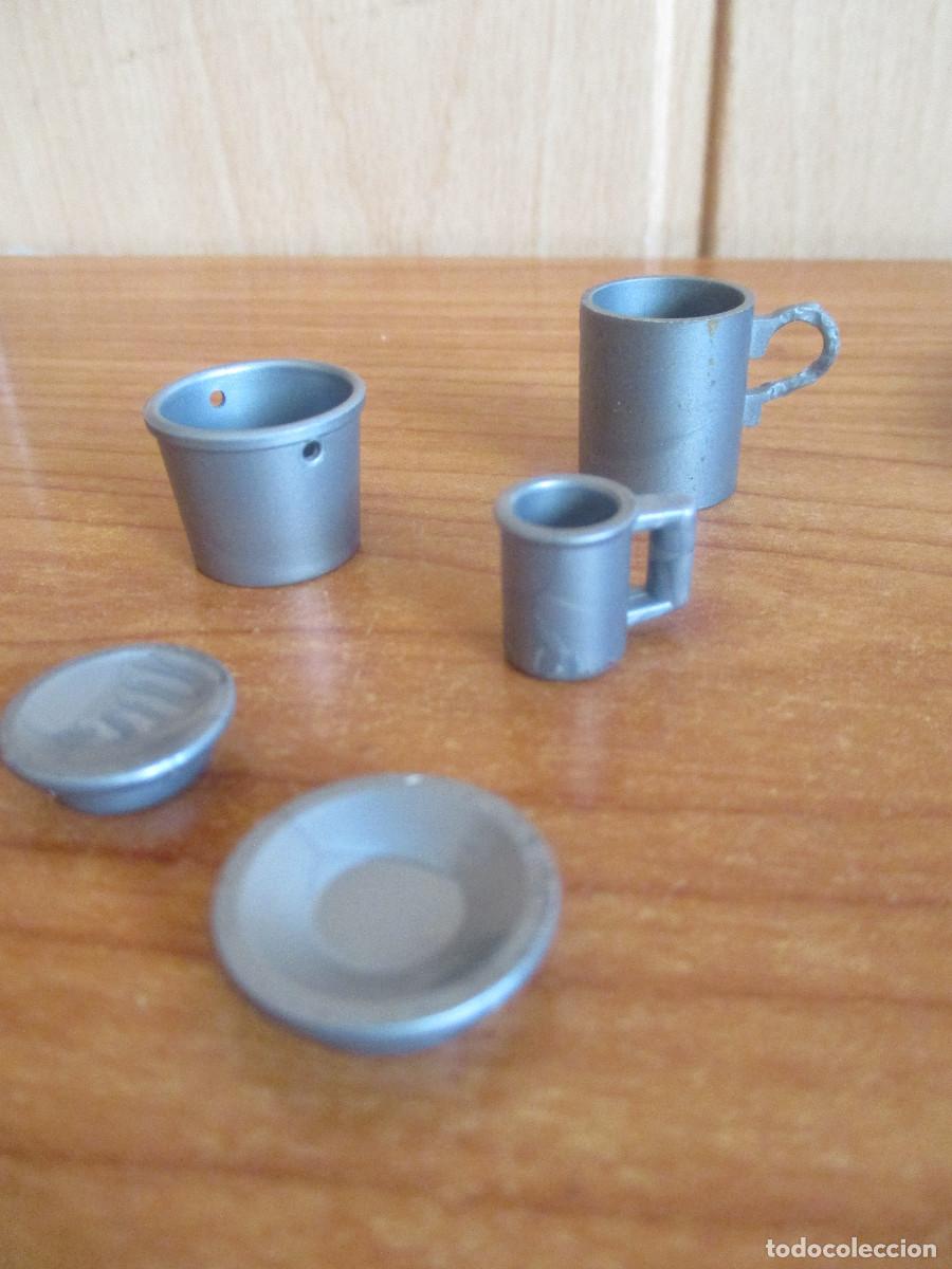 Playmobil: PLAYMOBIL : 1 LOTE 5 DIVERSAS PIEZAS JARRAS Y TAPAS