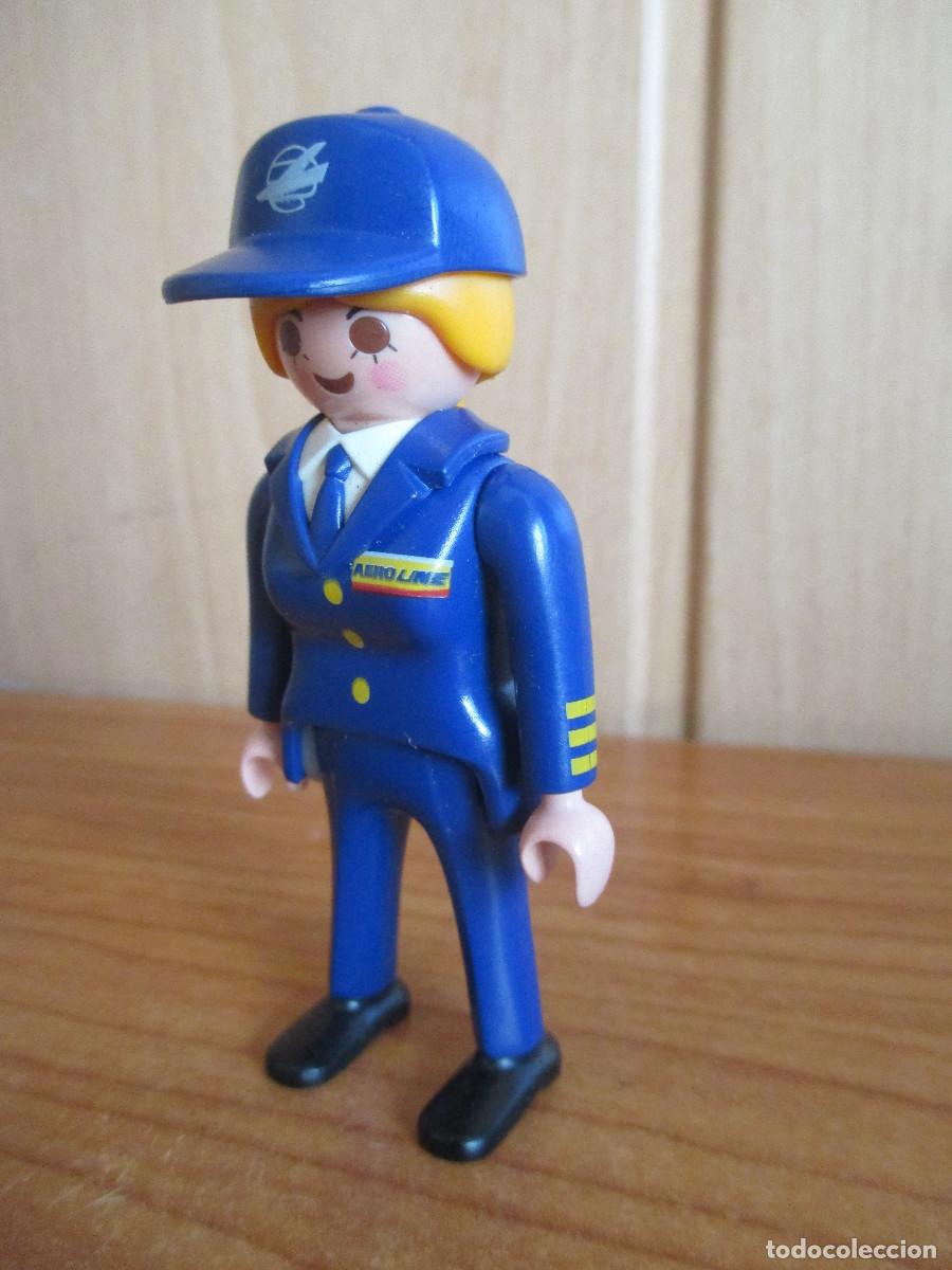Playmobil: PLAYMOBIL : 1 FIGURA AZAFATA AVION