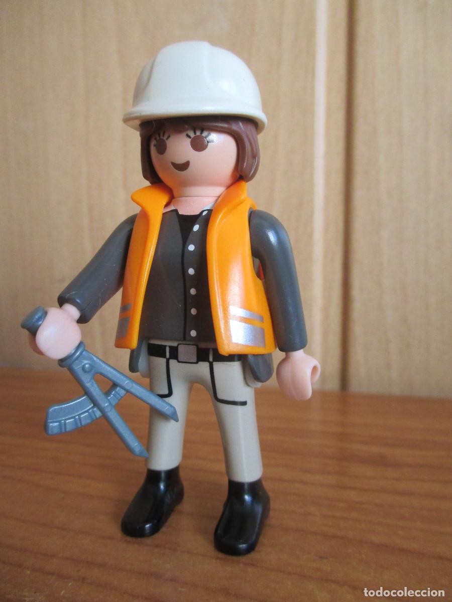 Playmobil: PLAYMOBIL : 1 FIGURA MUJER ARQUITECTO , DE LA COLECCION PROFESIONES