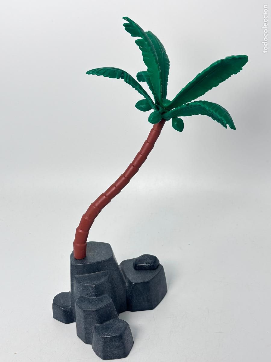 Playmobil: Playmobil palmera con hoja coco y roca