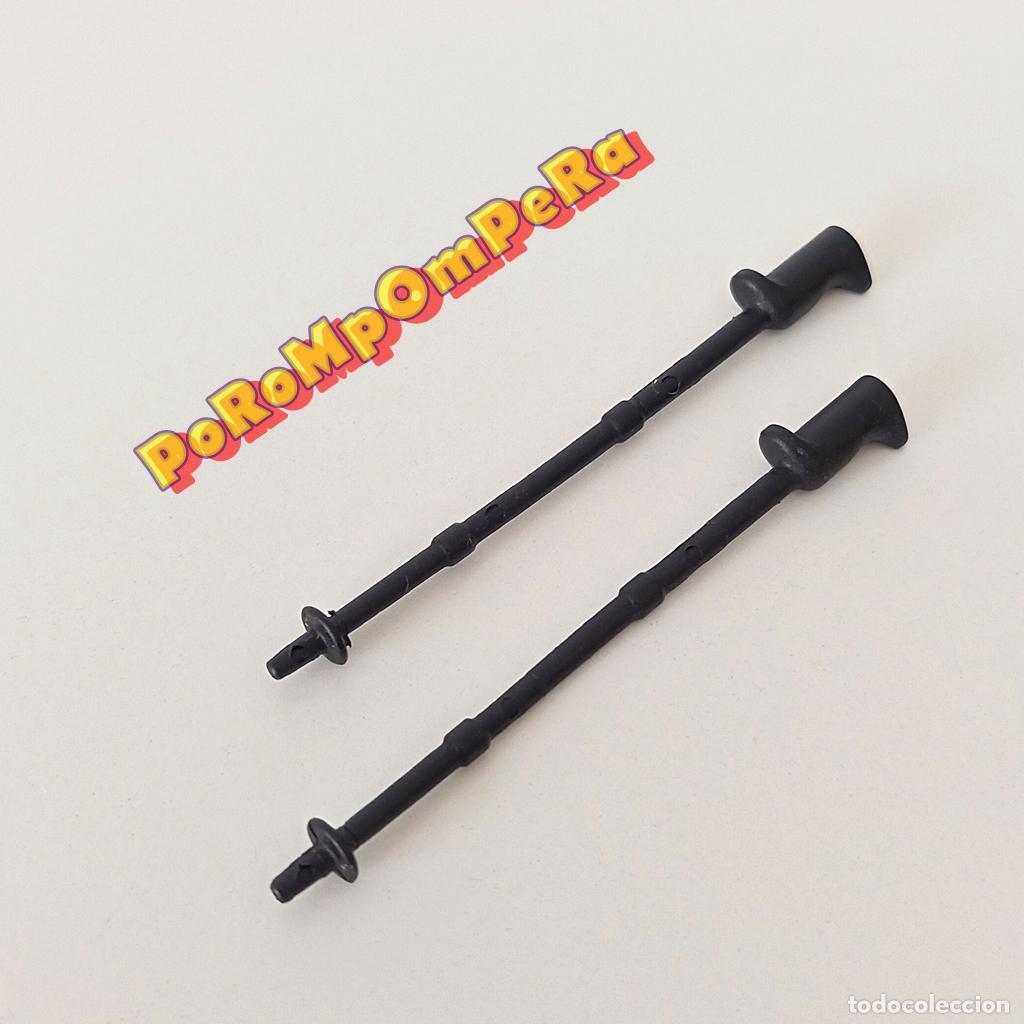 Playmobil: PLAYMOBIL pareja bast&oacute;n negro trekking 542X 5459 6396 bastones monta&ntilde;ismo escalada caminata U4