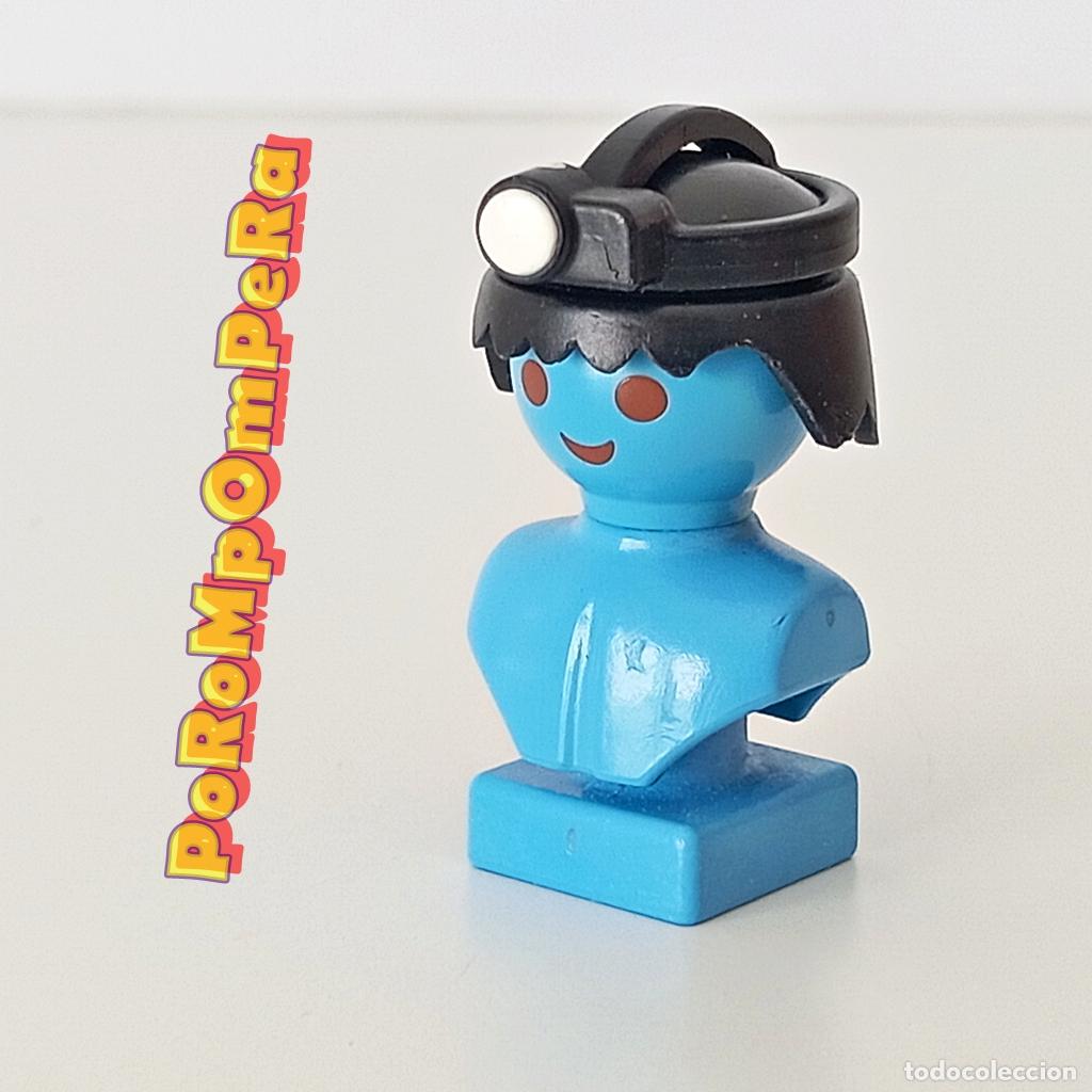 Playmobil: PLAYMOBIL casco negro minero 4842 4843 4847 5429 5564 cinta cabeza buscador tesoro U4