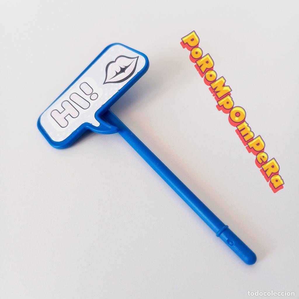 Playmobil: PLAYMOBIL m&aacute;stil azul flexible con se&ntilde;al tipo bocadillo tebeo comic EVERDREAMERZ i5