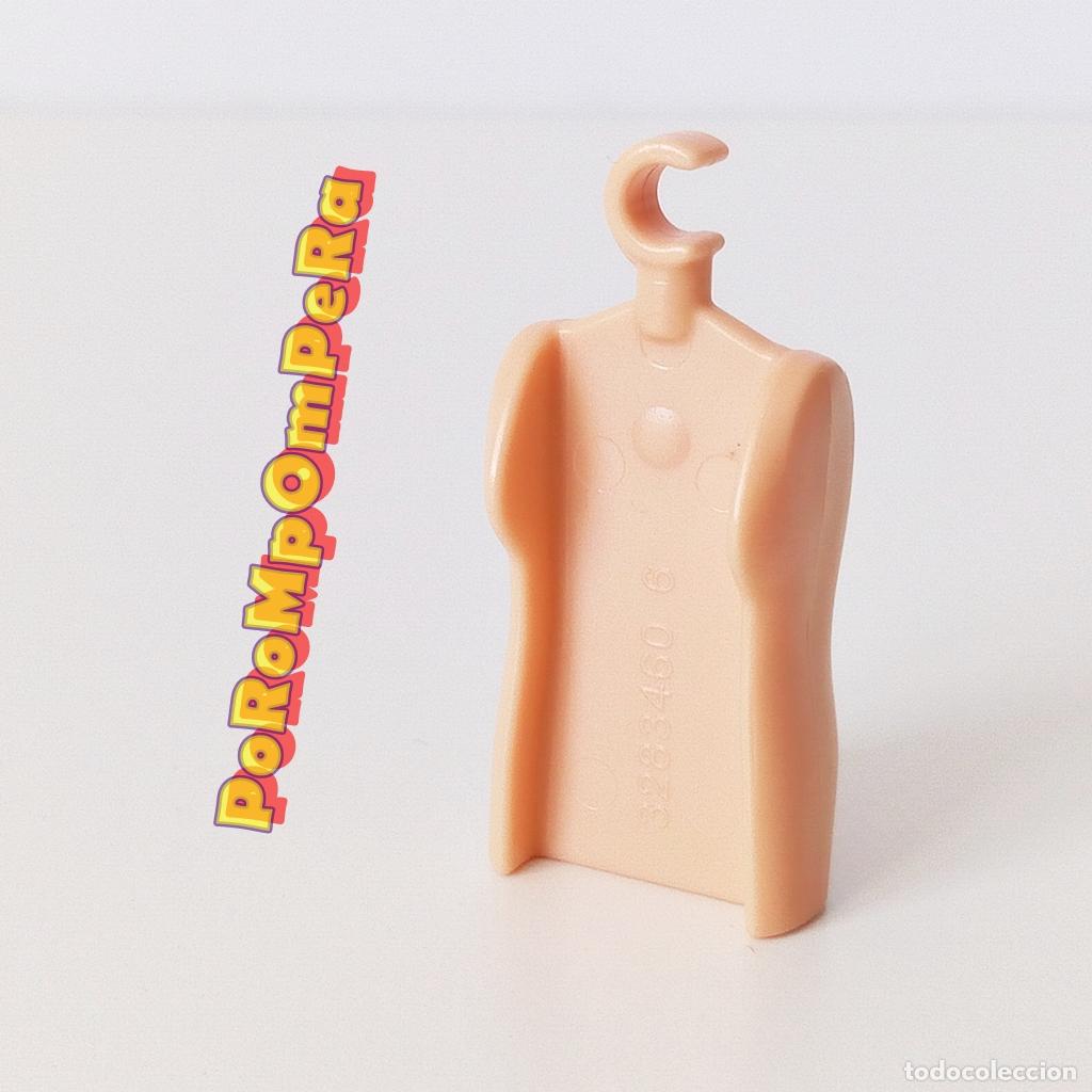 Playmobil: PLAYMOBIL percha maniqu&iacute; beige para colgar falda o vestido chica mujer vestuario perchero moda i5
