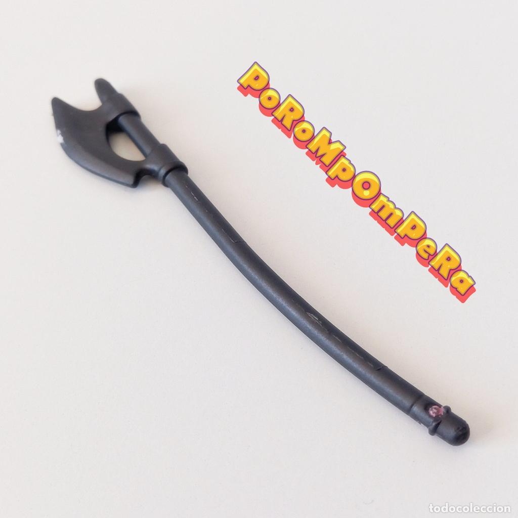 Playmobil: PLAYMOBIL alabarda oscura arma caballero medieval lanza guerrero vikingo hacha i5