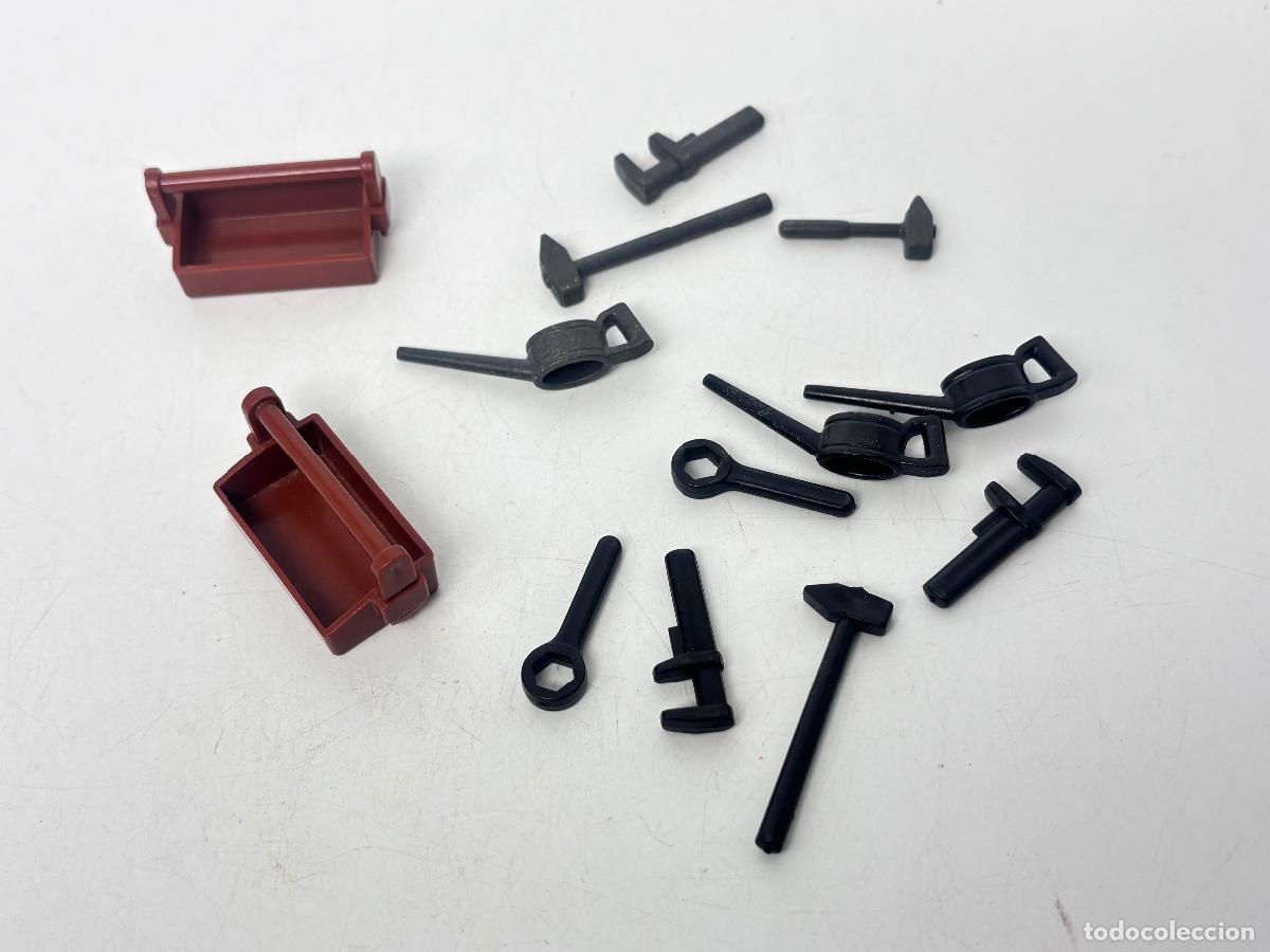 Playmobil: Playmobil lote herramienta mec&aacute;nico tren