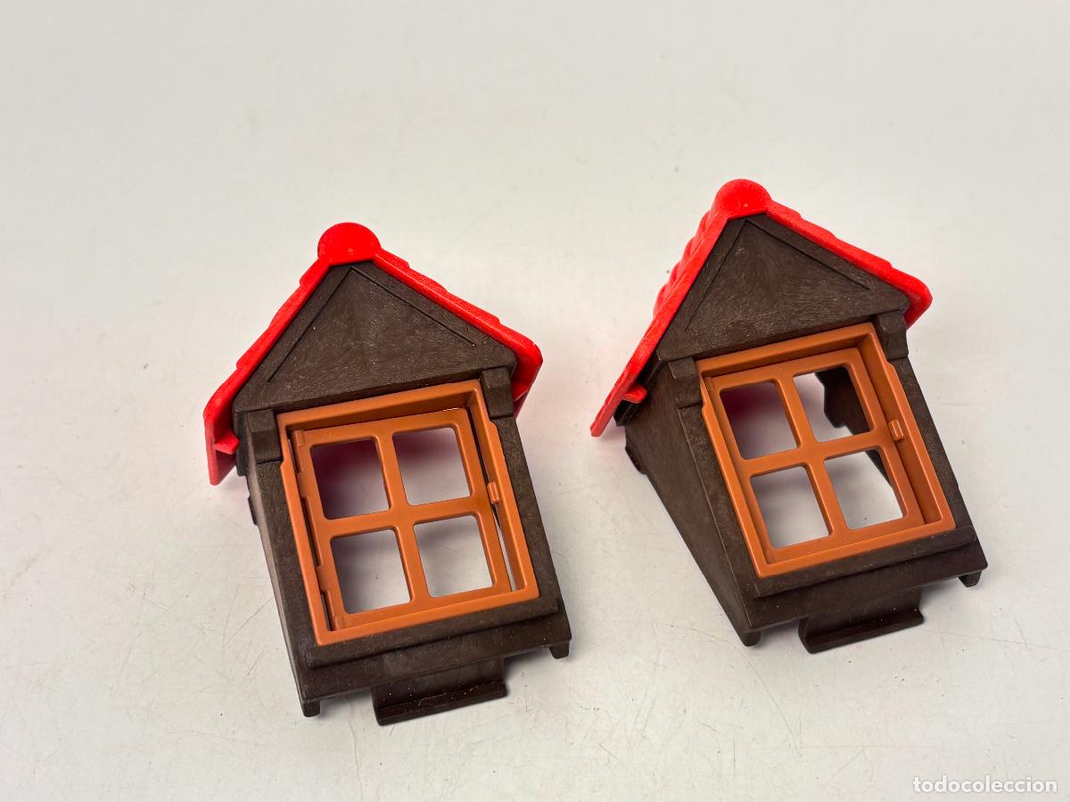 Playmobil: Playmobil lote ventana con tejado casa buhardilla castillo