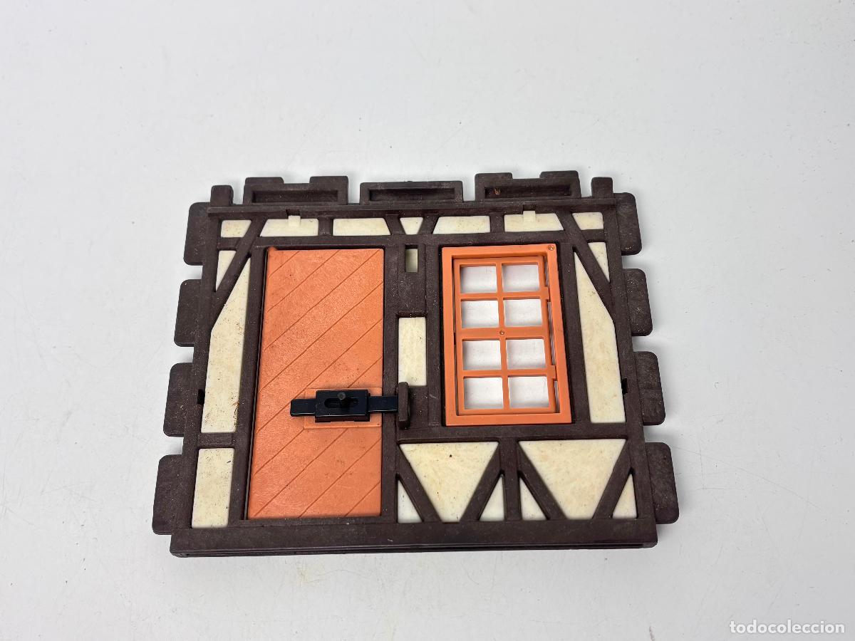 Playmobil: Playmobil pared puerta ventana casa medieval castillo