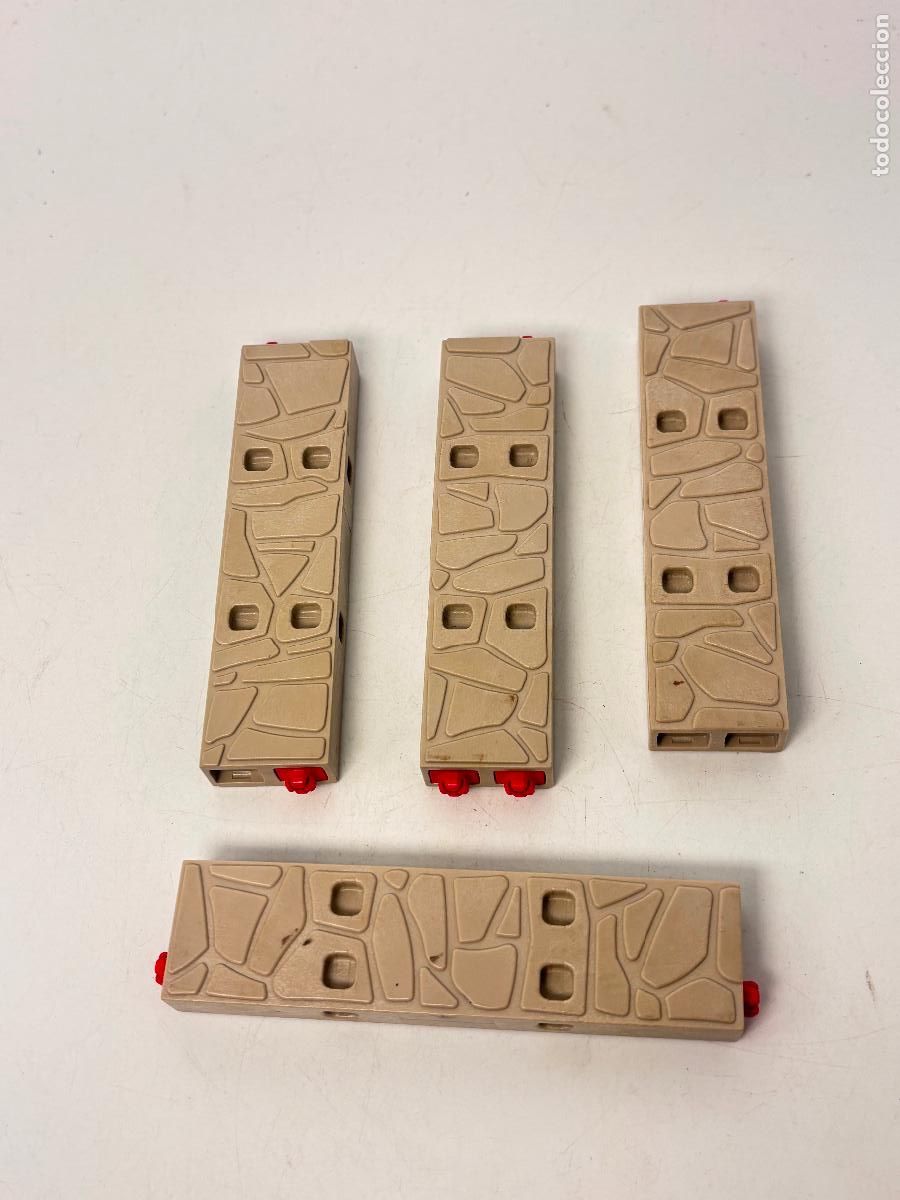 Playmobil: Playmobil 3112 LOTE pilar uni&oacute;n PARED FUERTE INGLES