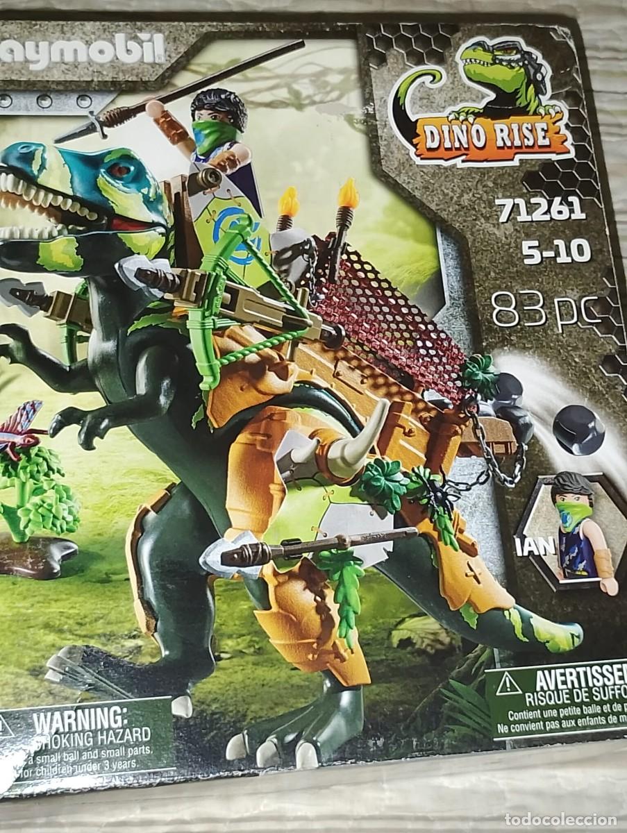 Playmobil: Playmobil 71261 Dino Rise T-Rex con Ian. Caja cerrada con precintos. 83 piezas