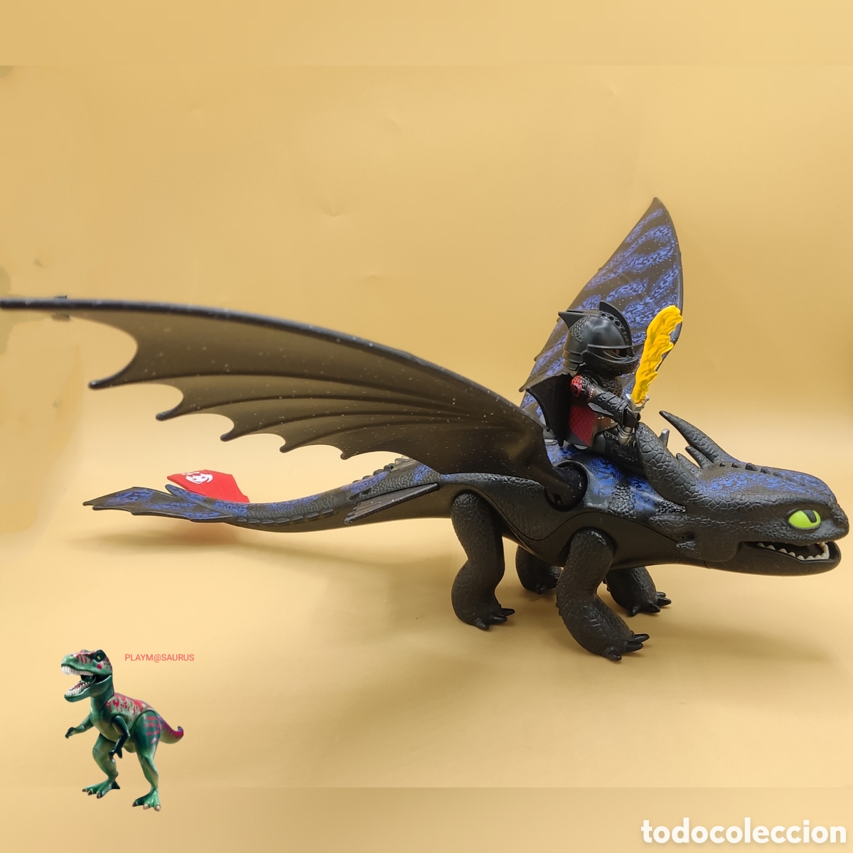 Playmobil: Playmobil como entrenar a tu dragon 70037 Desdentao Hipo pelicula dragones Furia Nocturna