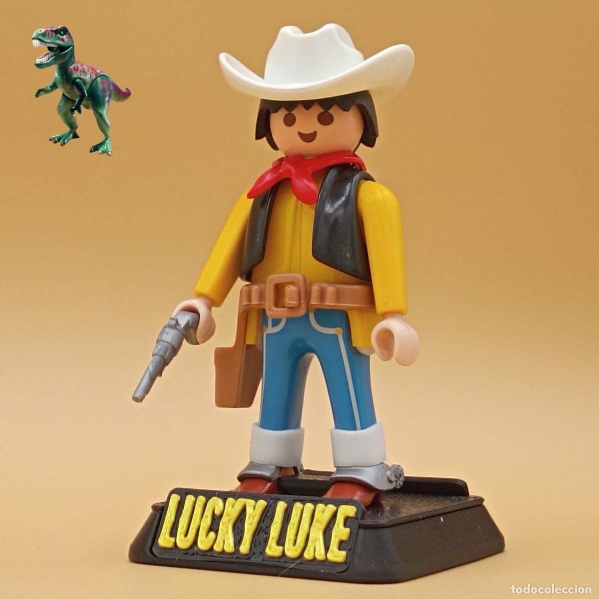 Playmobil: Playmobil figura Lucky Luke comic vaquero cowboy pistolero oeste western dibujos animados custom