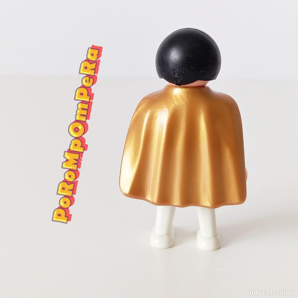 Playmobil: PLAYMOBIL capa infantil dorada ni&ntilde;o pr&iacute;ncipe medieval 4163 4333 D9