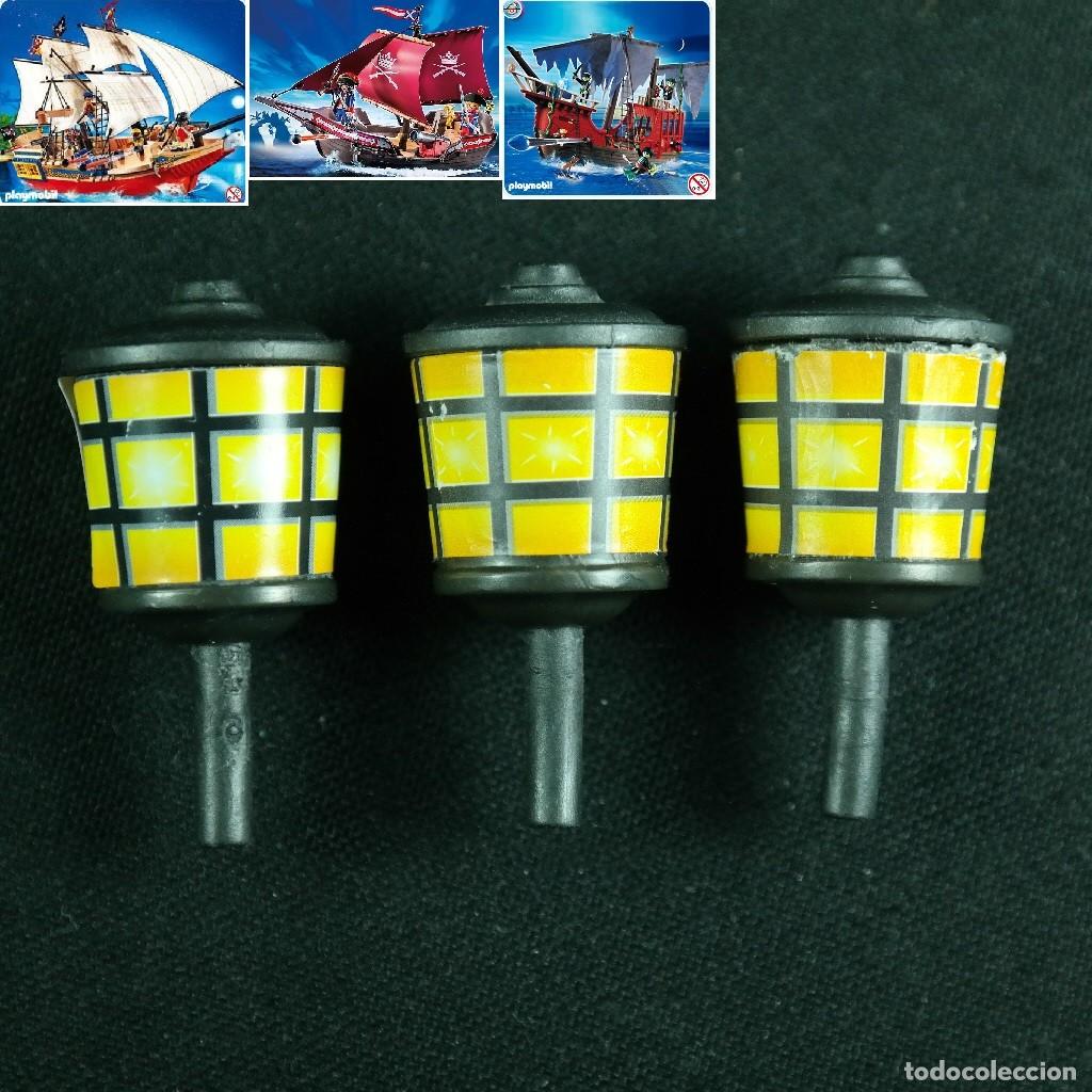 Playmobil: Playmobil 3 faroles barco 4290 6681 4806☼