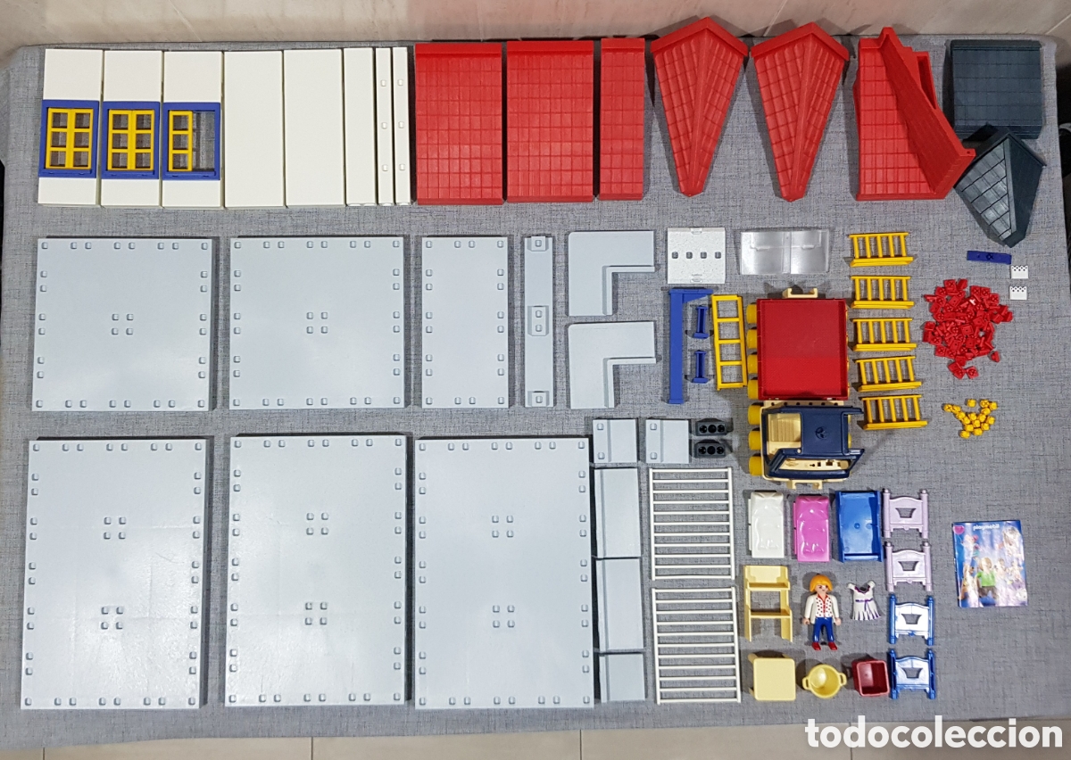 Playmobil: PLAYMOBIL DESPIECE VARIADO (TEJADOS, PAREDES, SUELOS, MUEBLES, ACCESORIOS, CAMI&Oacute;N...)