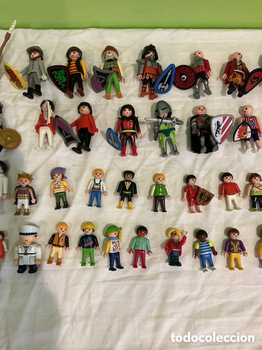 Playmobil: LOTE DE 60 FIGURAS PLAYMOBIL VARIADAS &ndash; REF. E-1 - Foto 3