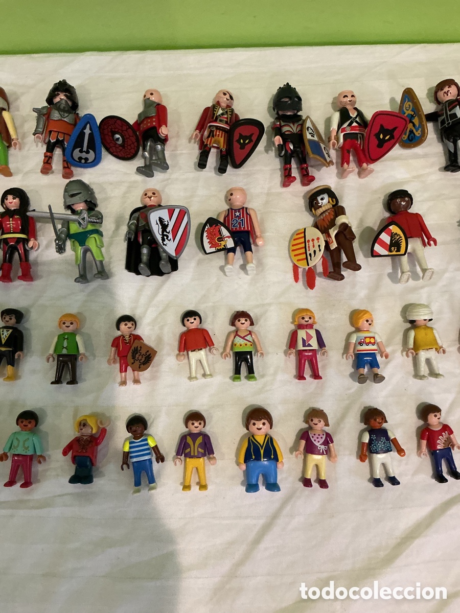 Playmobil: LOTE DE 60 FIGURAS PLAYMOBIL VARIADAS &ndash; REF. E-1 - Foto 4