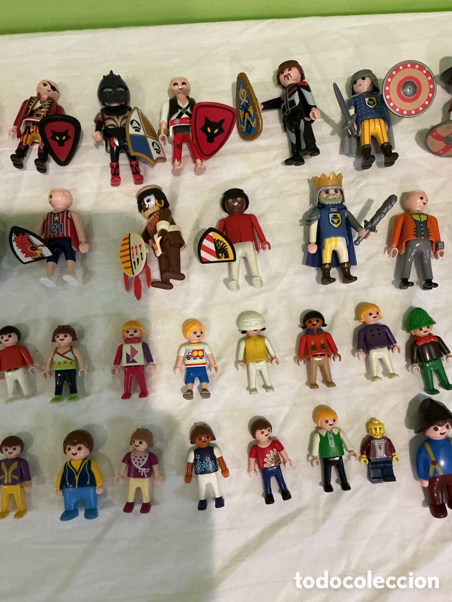 Playmobil: LOTE DE 60 FIGURAS PLAYMOBIL VARIADAS &ndash; REF. E-1 - Foto 5