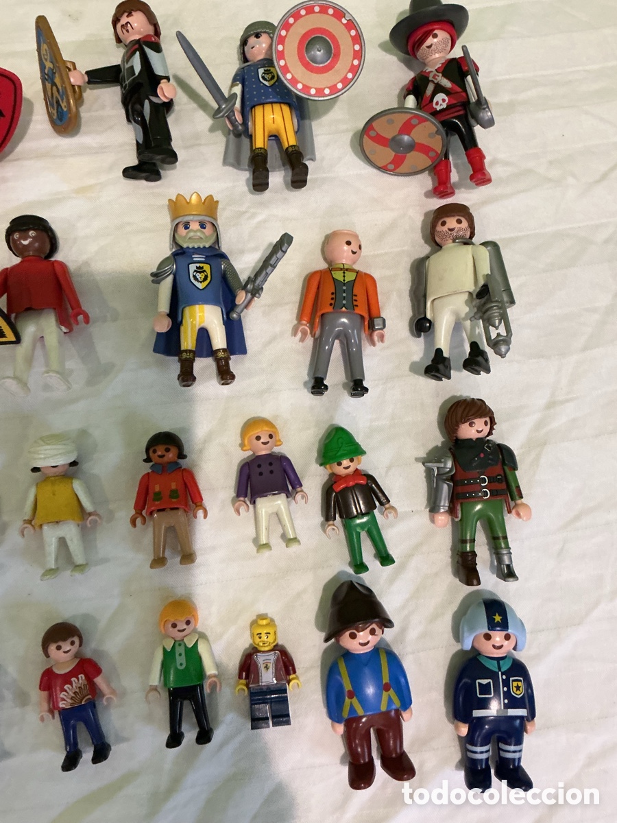 Playmobil: LOTE DE 60 FIGURAS PLAYMOBIL VARIADAS &ndash; REF. E-1 - Foto 8