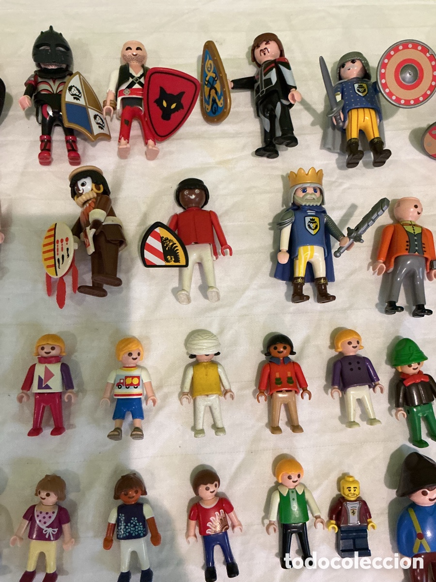 Playmobil: LOTE DE 60 FIGURAS PLAYMOBIL VARIADAS &ndash; REF. E-1 - Foto 9